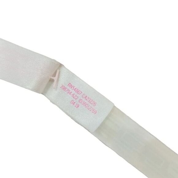 Victoria's Secret Pink Lace T-Strap Logo Bralette in Ivory Size Small - Picture 11 of 14